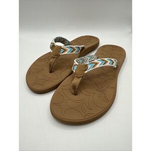Roxy Women's Sandles Chevron Pattern Size 7